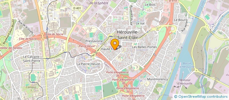 localisation de l'entreprise ELI-DJAH à HEROUVILLE SAINT CLAIR