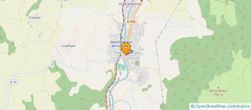 localisation de l'entreprise ELIA 2B  MILLAU