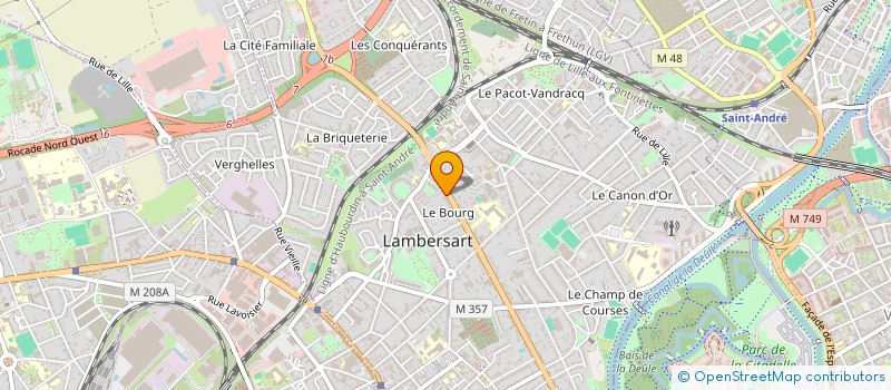 localisation de l'entreprise ELIA à LAMBERSART