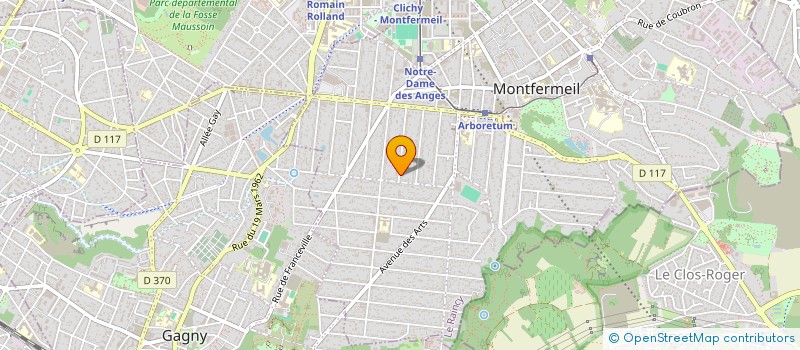 localisation de l'entreprise ELIA à MONTFERMEIL