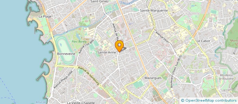 localisation de l'entreprise ELIA à MARSEILLE