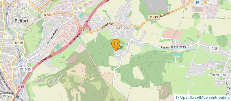 localisation de l'entreprise ELIA  PEROUSE