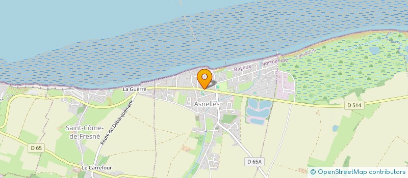 localisation de l'entreprise ELIA  ASNELLES