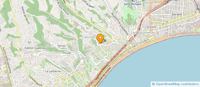 localisation de l'entreprise ELIA à NICE