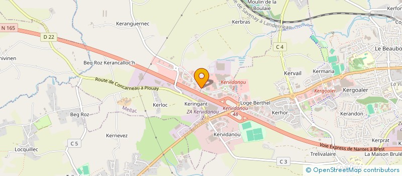 localisation de l'entreprise ELIA  MELLAC