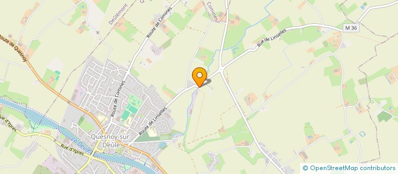 localisation de l'entreprise ELIA à QUESNOY-SUR-DEULE