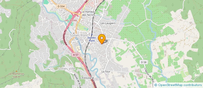 localisation de l'entreprise ELIA  SOLLIES-PONT