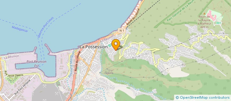 localisation de l'entreprise ELIA  LA POSSESSION