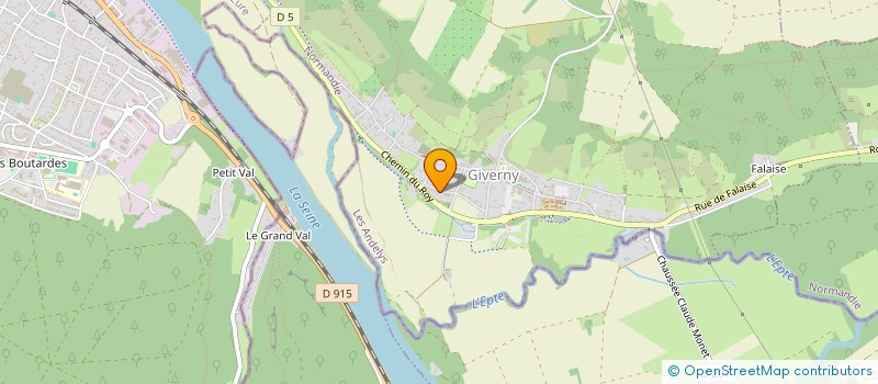 localisation de l'entreprise ELIA  GIVERNY