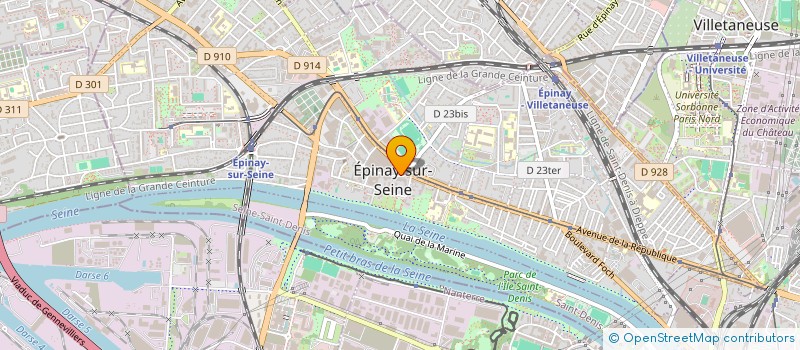 localisation de l'entreprise ELIA  EPINAY-SUR-SEINE