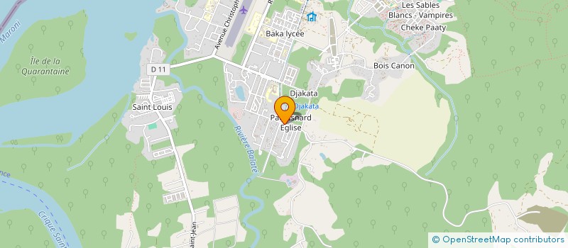 localisation de l'entreprise ELIA BAT  SAINT-LAURENT-DU-MARONI