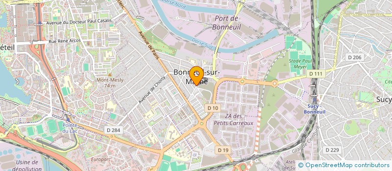 localisation de l'entreprise ELIA CONSEILS  BONNEUIL-SUR-MARNE