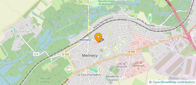 localisation de l'entreprise ELIA EXPERT à MENNECY