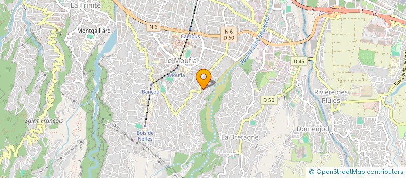 localisation de l'entreprise ELIA INVEST à SAINT-DENIS