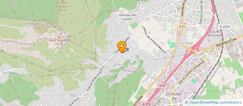 localisation de l'entreprise ELIA INVEST  LA FARLEDE