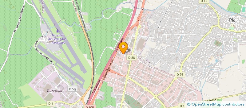 localisation de l'entreprise ELIA OCCITANIE  PERPIGNAN