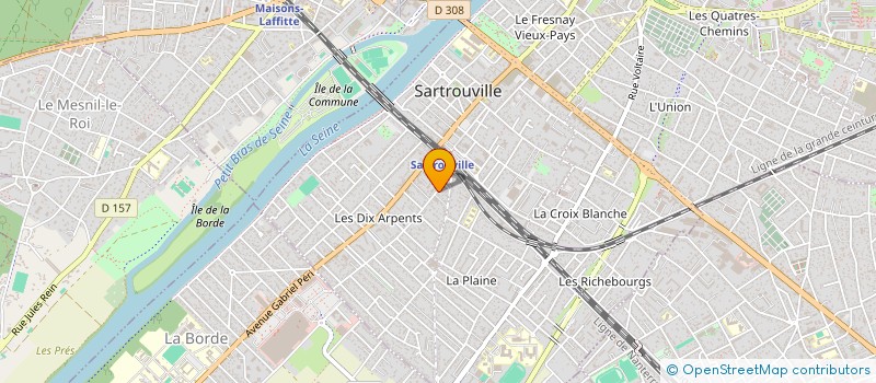 localisation de l'entreprise ELIA ROOTS CONSULTING à SARTROUVILLE