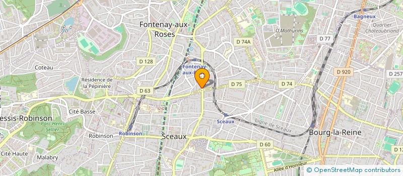 localisation de l'entreprise ELIA SERVICES MAINTENANCES à FONTENAY-AUX-ROSES