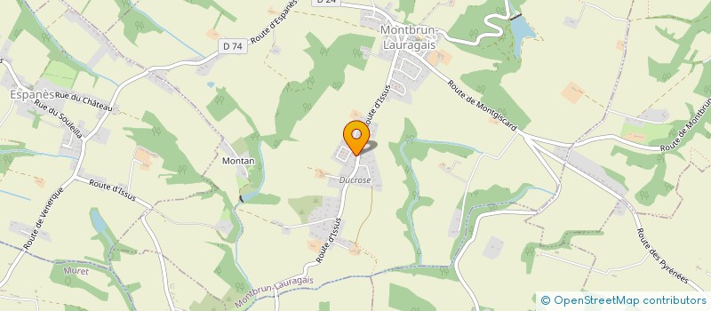 localisation de l'entreprise ELIABY  MONTBRUN-LAURAGAIS