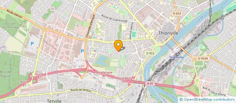 localisation de l'entreprise ELIAD IMMO à THIONVILLE