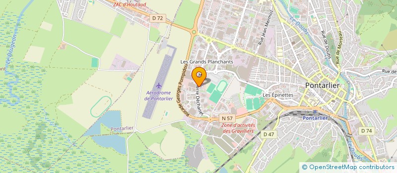 localisation de l'entreprise ELIAD PONTARLIER VILLAGE à PONTARLIER