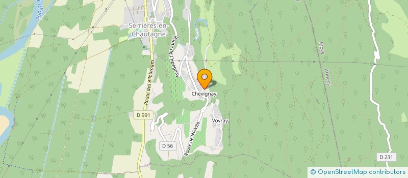 localisation de l'entreprise ELIADE  SERRIERES-EN-CHAUTAGNE