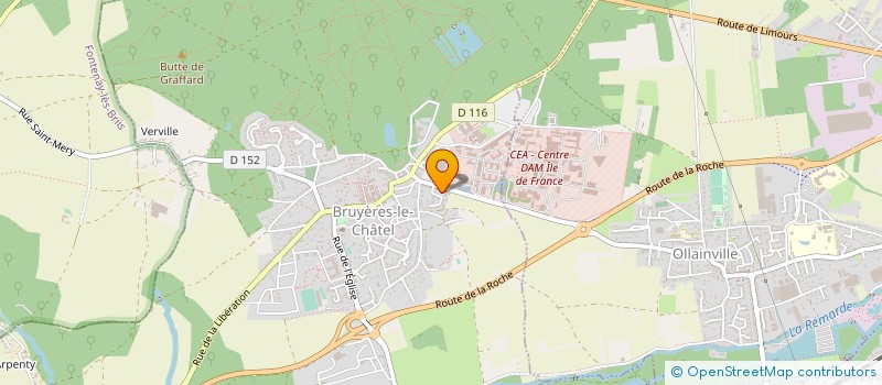 localisation de l'entreprise ELIAKIM 21 à BRUYERES-LE-CHATEL