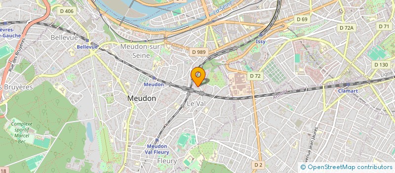 localisation de l'entreprise ELIAM CORP  MEUDON