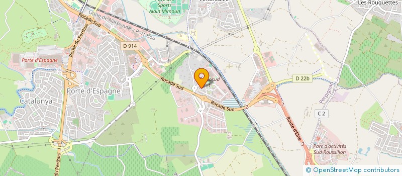 localisation de l'entreprise ELIAMAX  PERPIGNAN