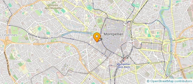 localisation de l'entreprise ELIAMES à MONTPELLIER