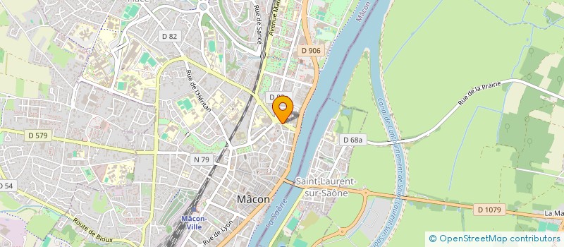 localisation de l'entreprise ELIAN à MACON