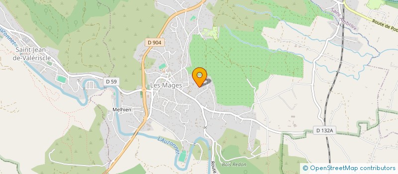 localisation de l'entreprise ELIANA  LES MAGES