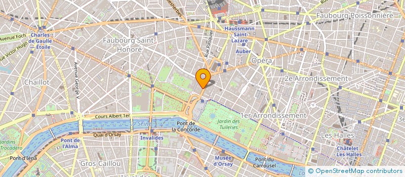localisation de l'entreprise ELIANCE PROMOTION à PARIS