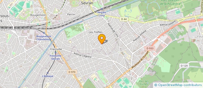 localisation de l'entreprise ELIANE à SEVRAN