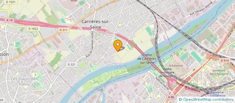 localisation de l'entreprise ELIANE  CARRIERES-SUR-SEINE