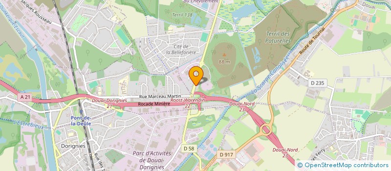 localisation de l'entreprise ELIANE  ROOST-WARENDIN