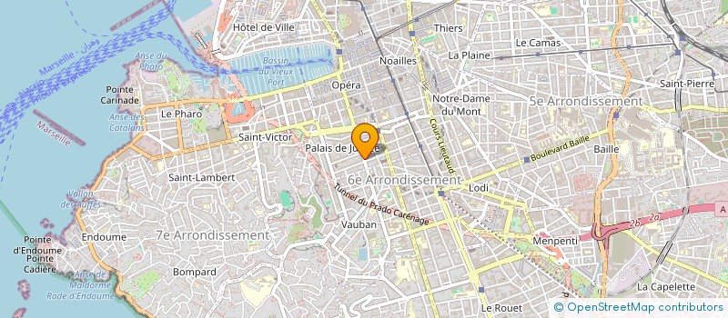 localisation de l'entreprise ELIANE DE SAINT YVES à MARSEILLE