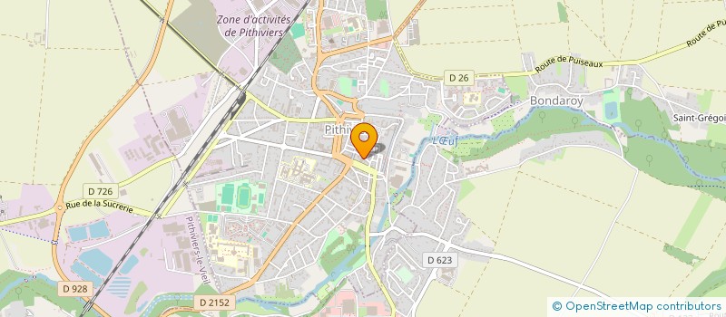 localisation de l'entreprise ELIANE DISTRIBUTION à PITHIVIERS