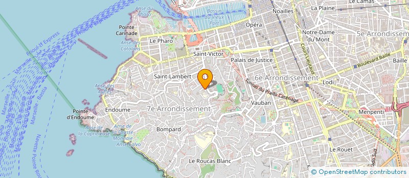 localisation de l'entreprise ELIANNE à MARSEILLE