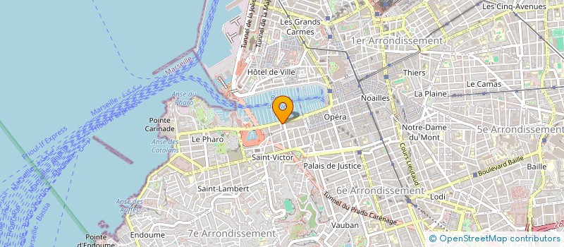 localisation de l'entreprise ELIARIS  MARSEILLE