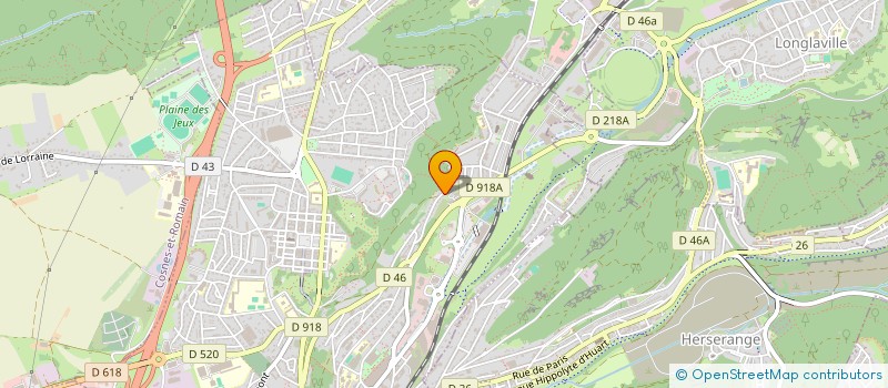 localisation de l'entreprise ELIAS à LONGWY