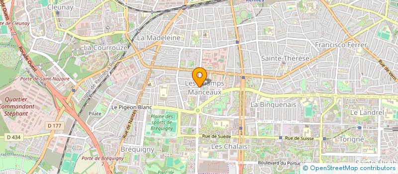 localisation de l'entreprise ELIAS & ANAM MART SARL  RENNES