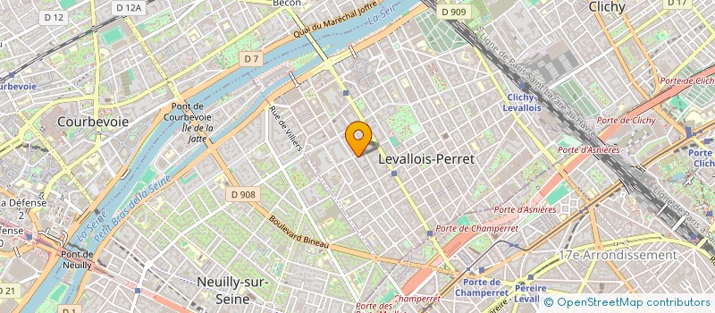 localisation de l'entreprise ELIAS CONSULTING à LEVALLOIS-PERRET