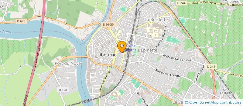 localisation de l'entreprise ELIAS ET LUCAS CHANRION  LIBOURNE