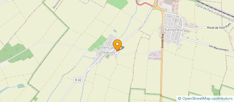 localisation de l'entreprise ELIAS TAXI  VILLERS-AUX-NUDS