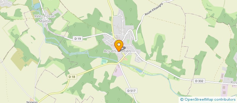 localisation de l'entreprise ELIAS TRANS COURSES  ACY-EN-MULTIEN