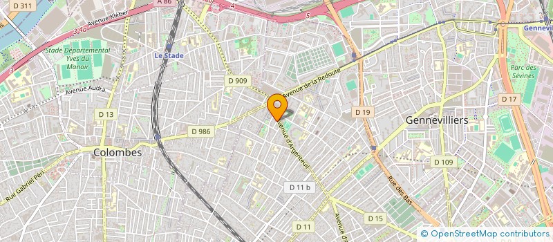 localisation de l'entreprise ELIASAT SYSTEM à BOIS-COLOMBES