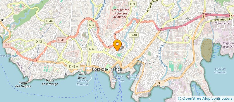 localisation de l'entreprise ELIASHIB MINISTRIES INTERNATIONAL EMI  FORT-DE-FRANCE