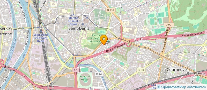 localisation de l'entreprise ELIASOL à SAINT-DENIS