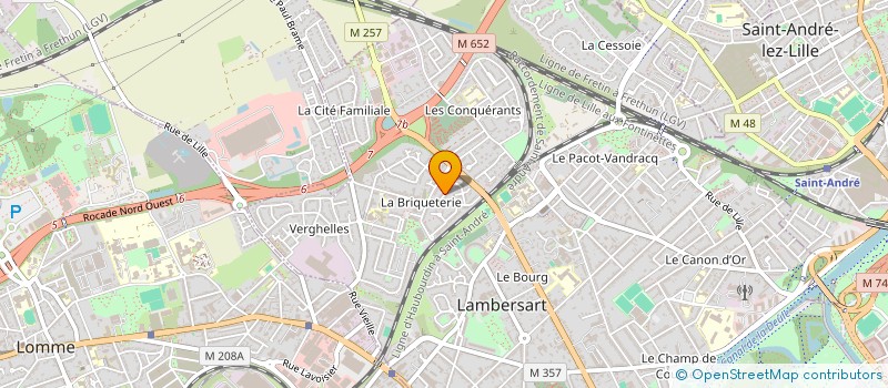 localisation de l'entreprise ELIATECH à LAMBERSART